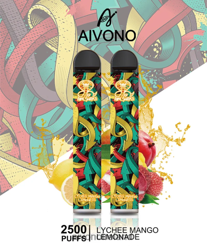 Aivono AIM SNAKE 2500 Lychee Mango Lemonade V0F6L4308 - Aivono Vape Ireland Aivono AIM SNAKE 2500 Lychee Mango Lemonade V0F6L4308 - Aivono Vape Ireland