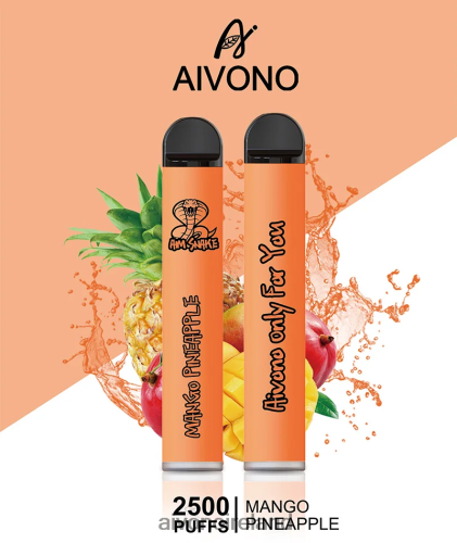 Aivono AIM SNAKE 2500 Mango Pineapple V0F6L4310 - Aivono Vape Review Aivono AIM SNAKE 2500 Mango Pineapple V0F6L4310 - Aivono Vape Review